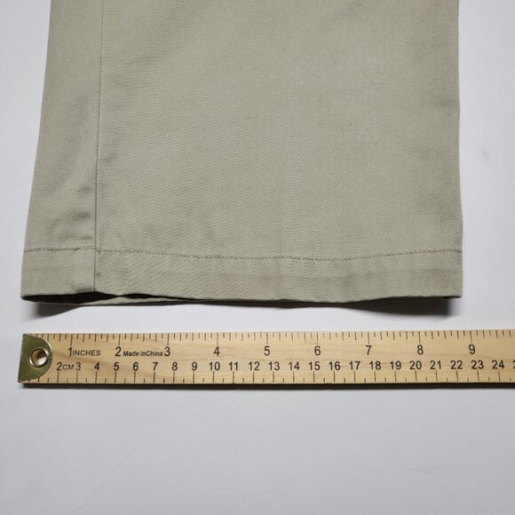 Cherokee Pants Ultimate Khaki Mens 36 x 32 Pleated Front Straight Leg Preppy - Picture 13 of 13
